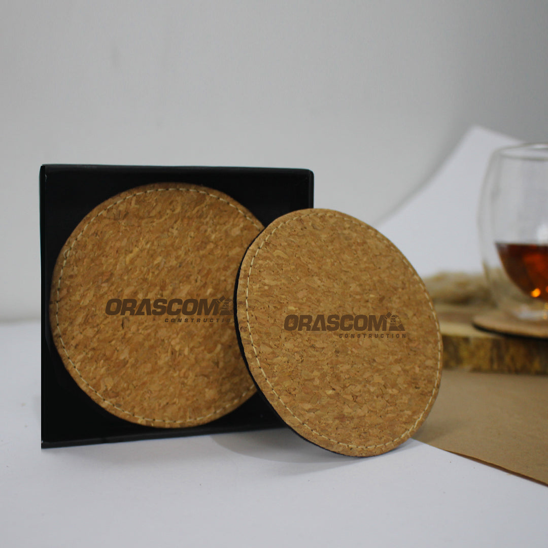 Circle Cork Coaster - 4 Pieces