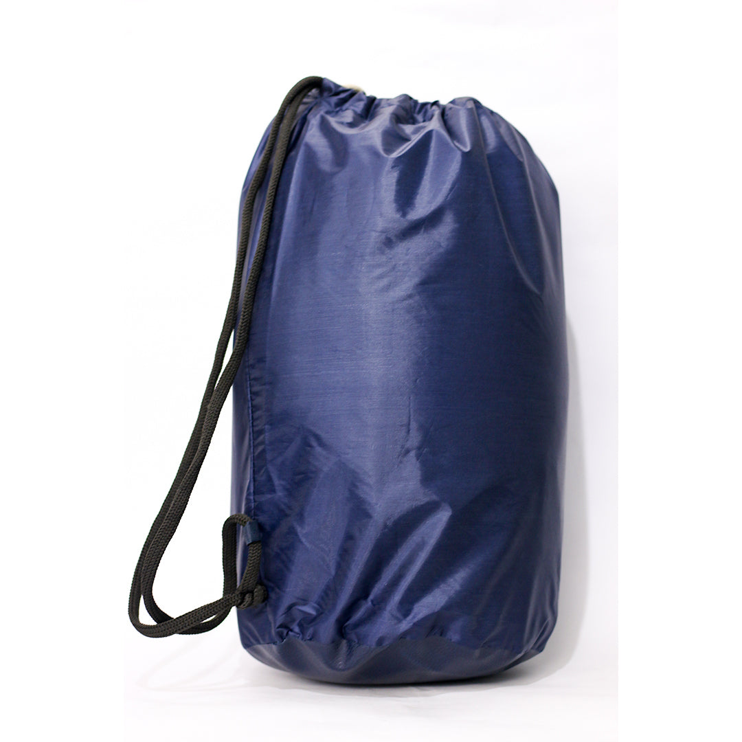 Drawstring Bag With Leather Base